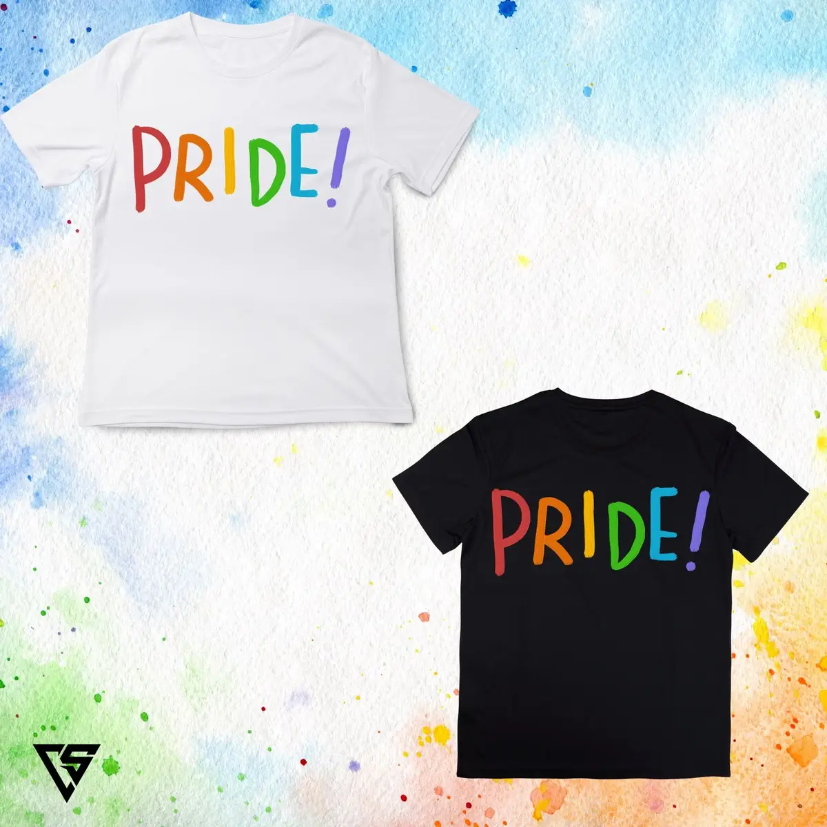 White PRIDE! Graphic T-Shirt