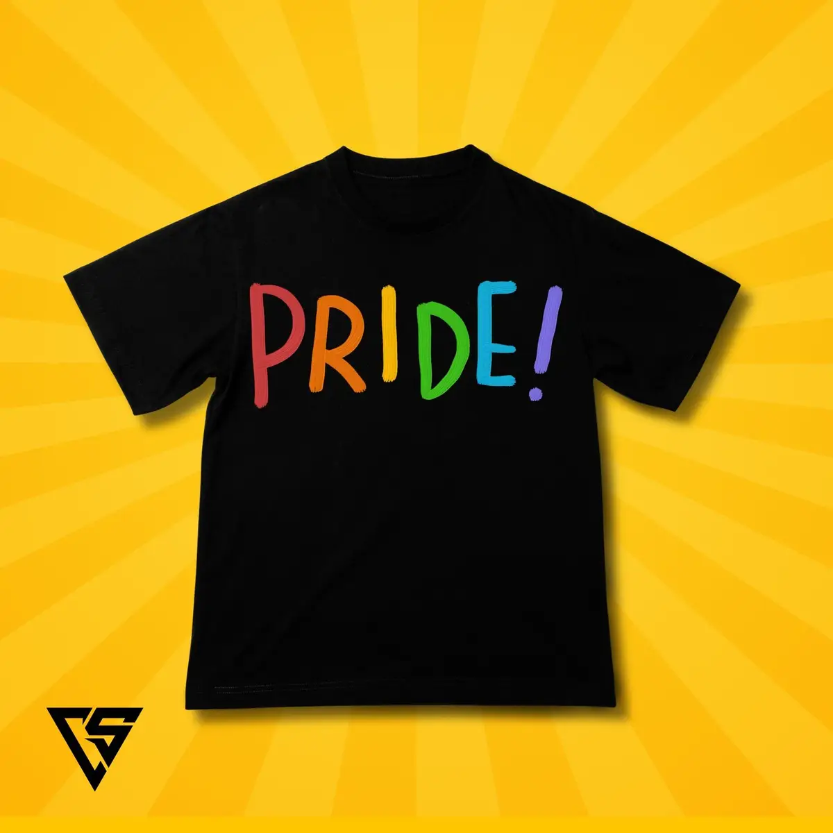 White PRIDE! Graphic T-Shirt