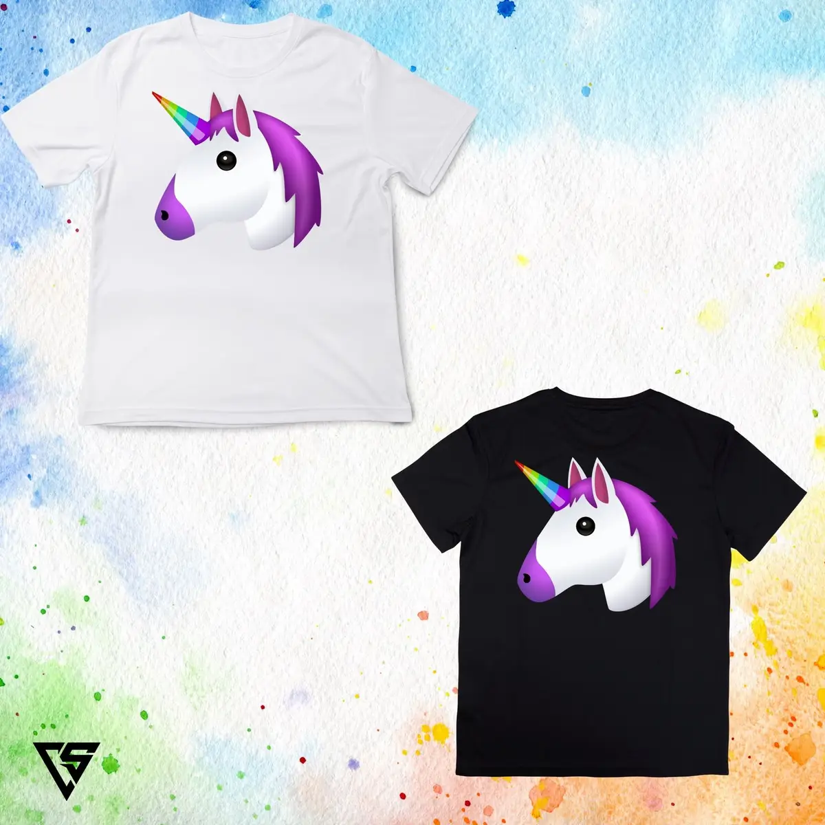White Unicorn Graphic T-Shirt