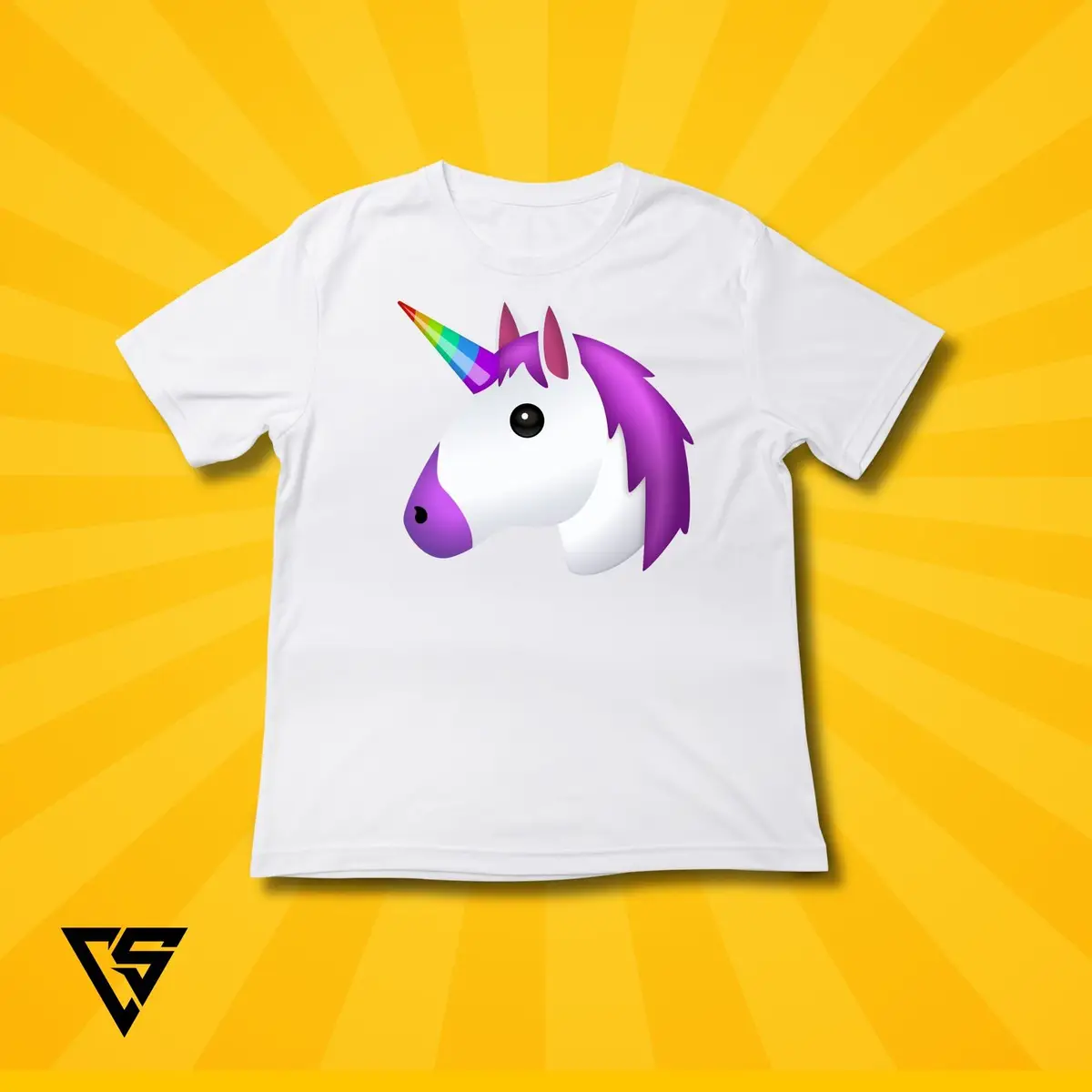 White Unicorn Graphic T-Shirt