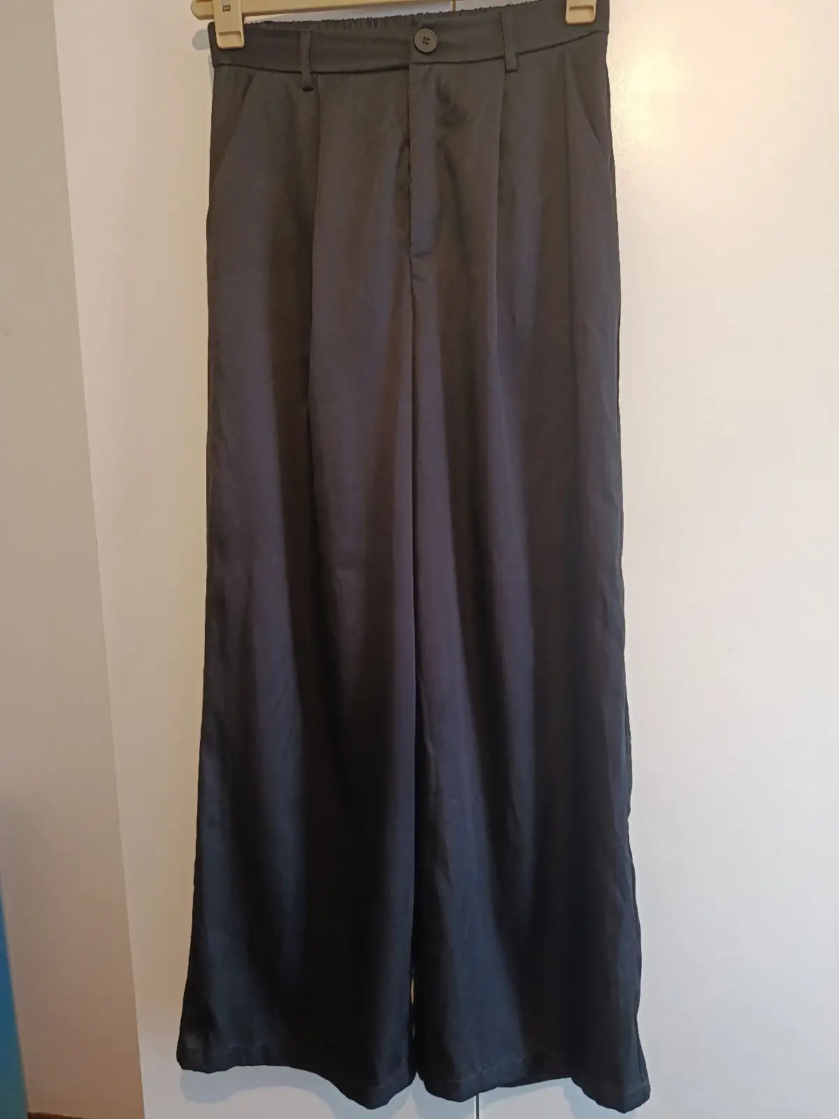 Black Wide-Leg Trousers