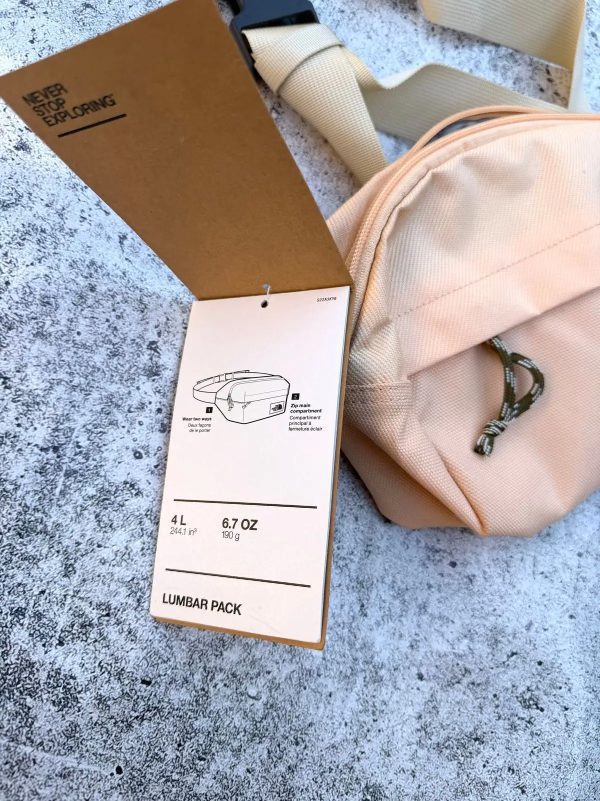 The North Face Lumbar Waist Pack Peach