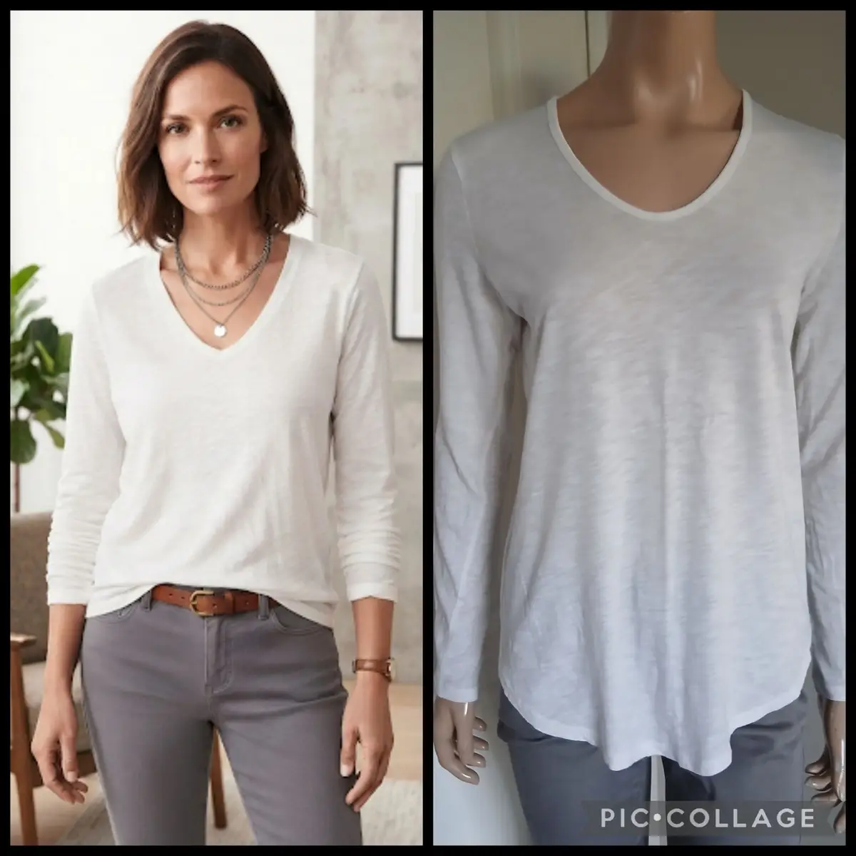 Country Road White Long Sleeve Top