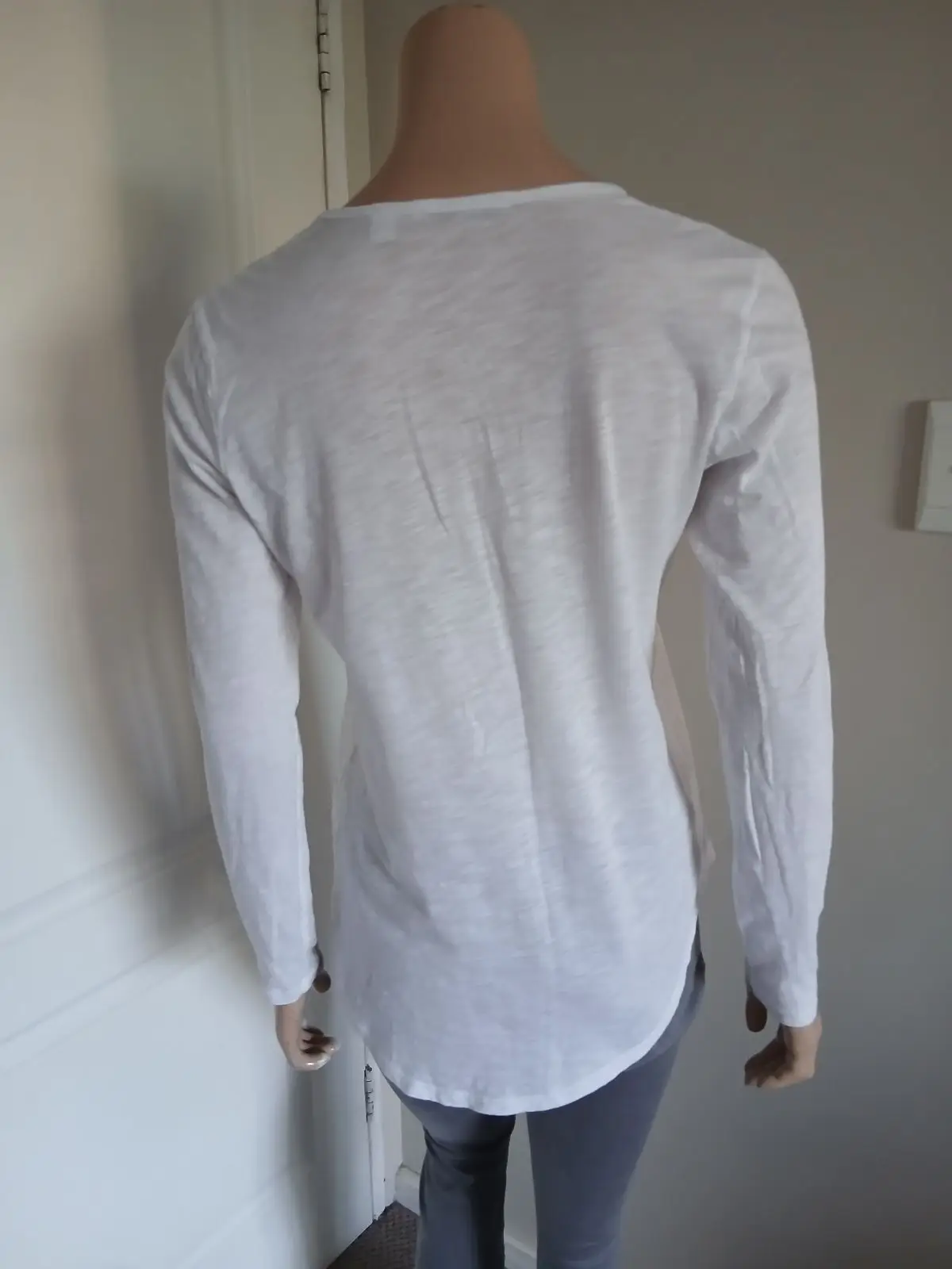 Country Road White Long Sleeve Top