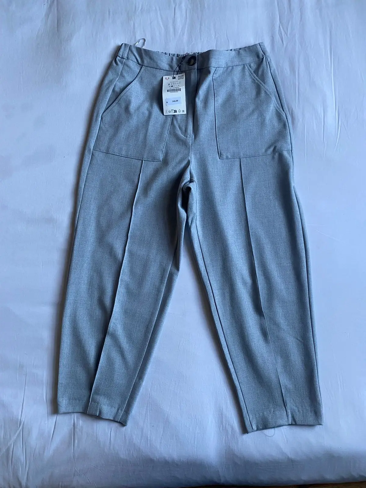 Zara Grey Tailored Trousers