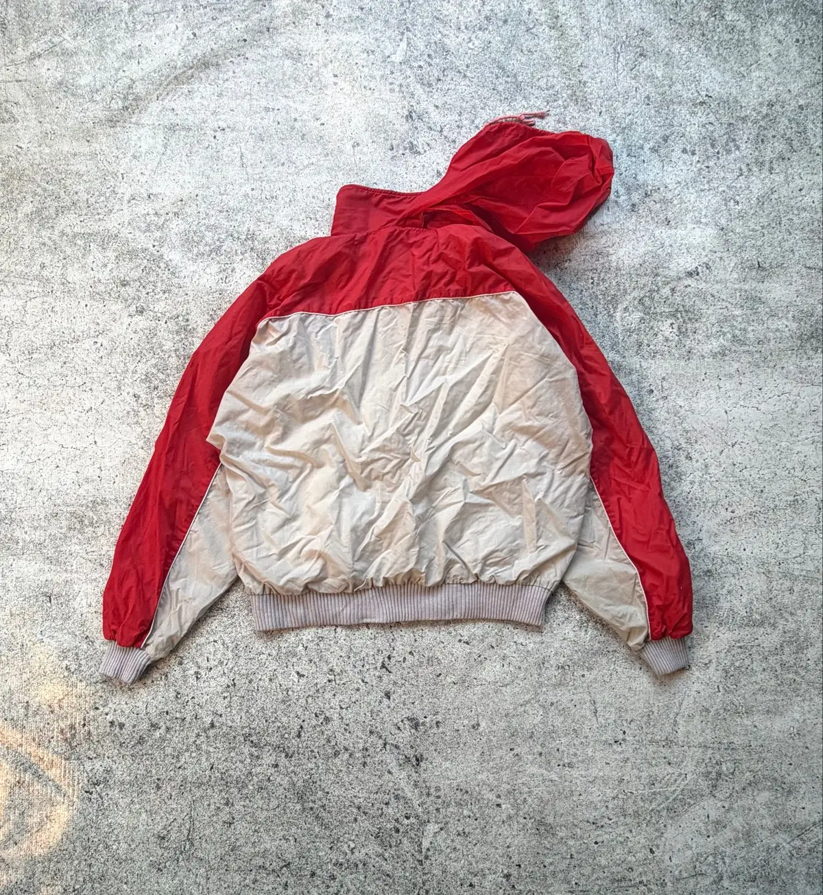 Puma Vintage Red and Grey Windbreaker Jacket