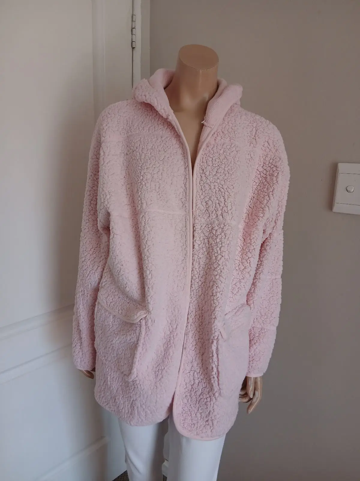 Cotton On Pink Fluffy Hoodie
