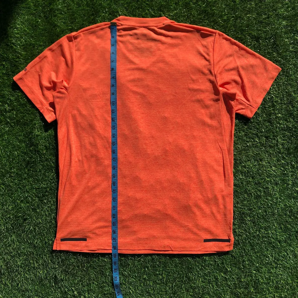 Adidas Orange V-Neck T-Shirt