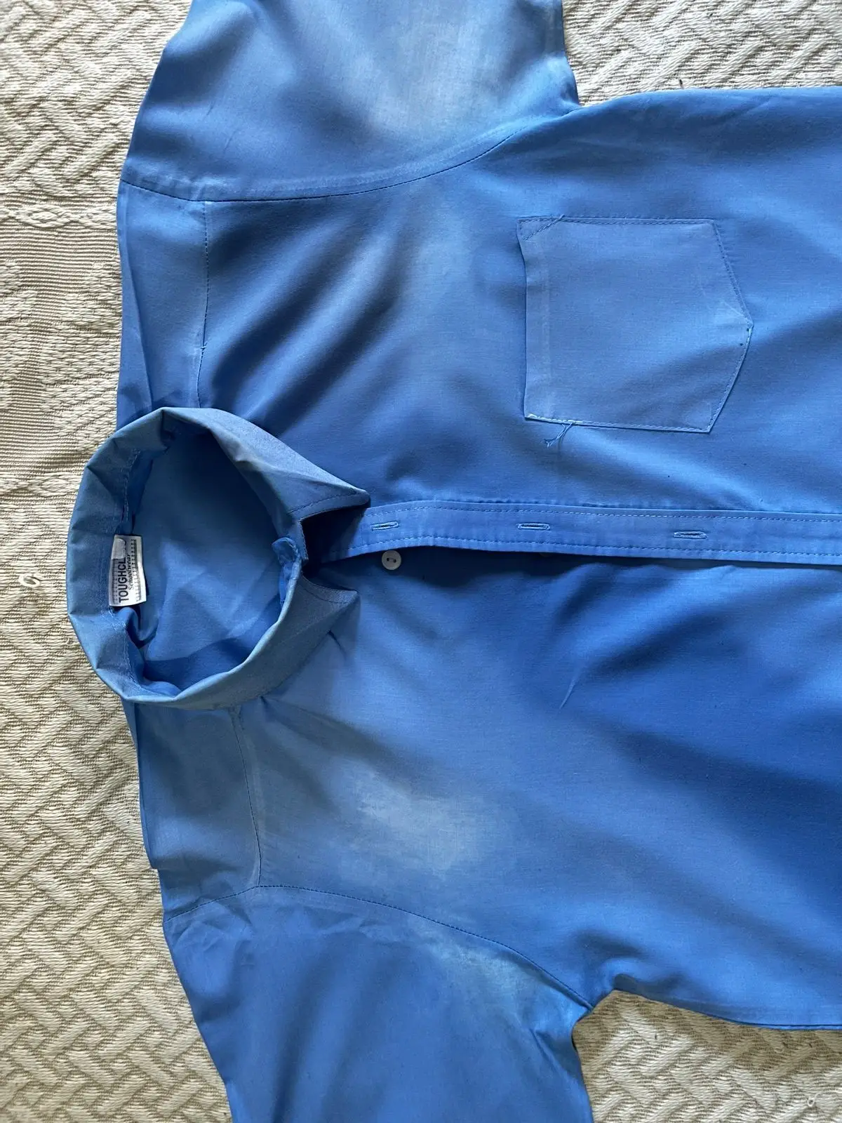Toughcs Schoolwear Blue Short Sleeve Shirt