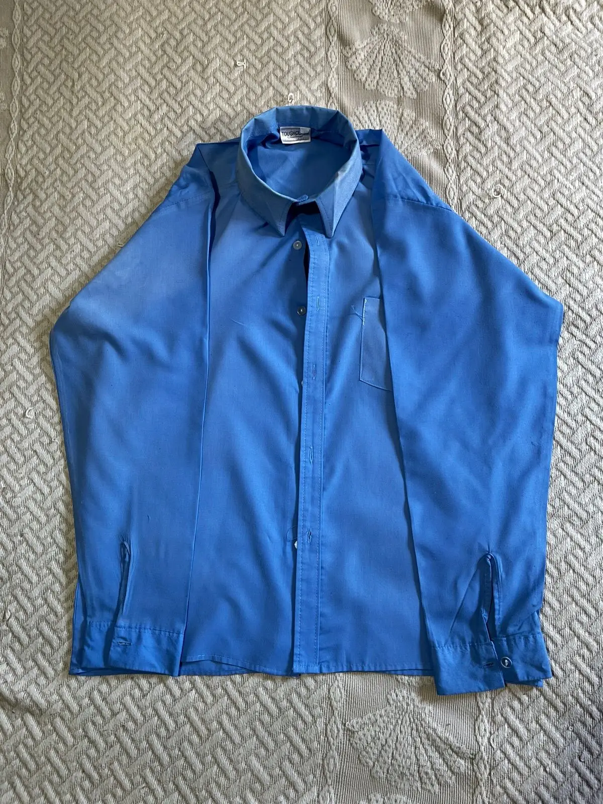 Toughcs Schoolwear Blue Short Sleeve Shirt