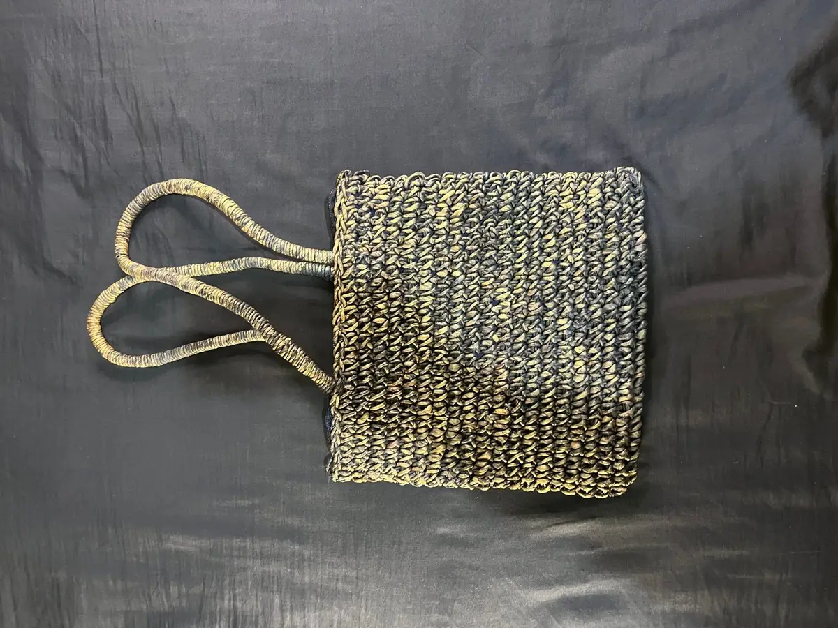 Woven Straw Tote Bag