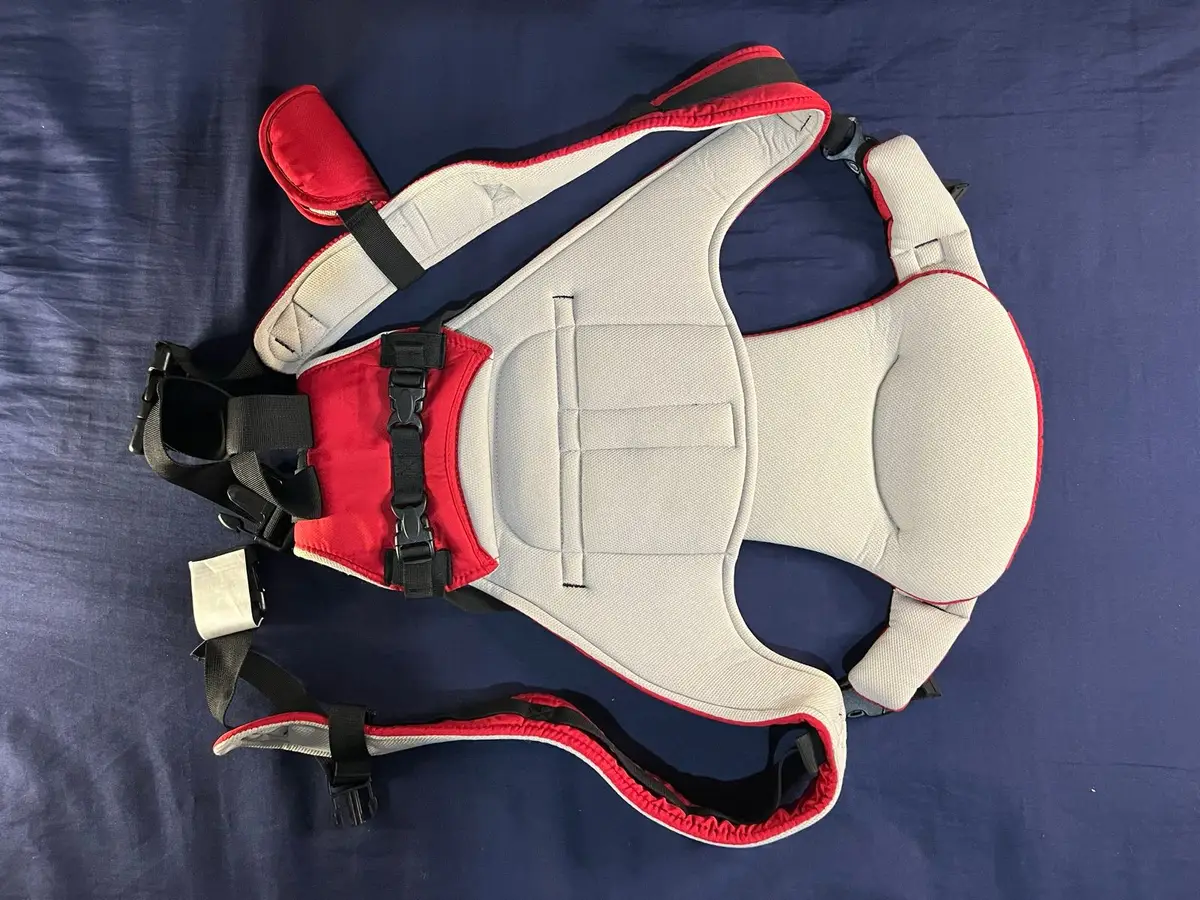 Red and Grey Baby Carrier