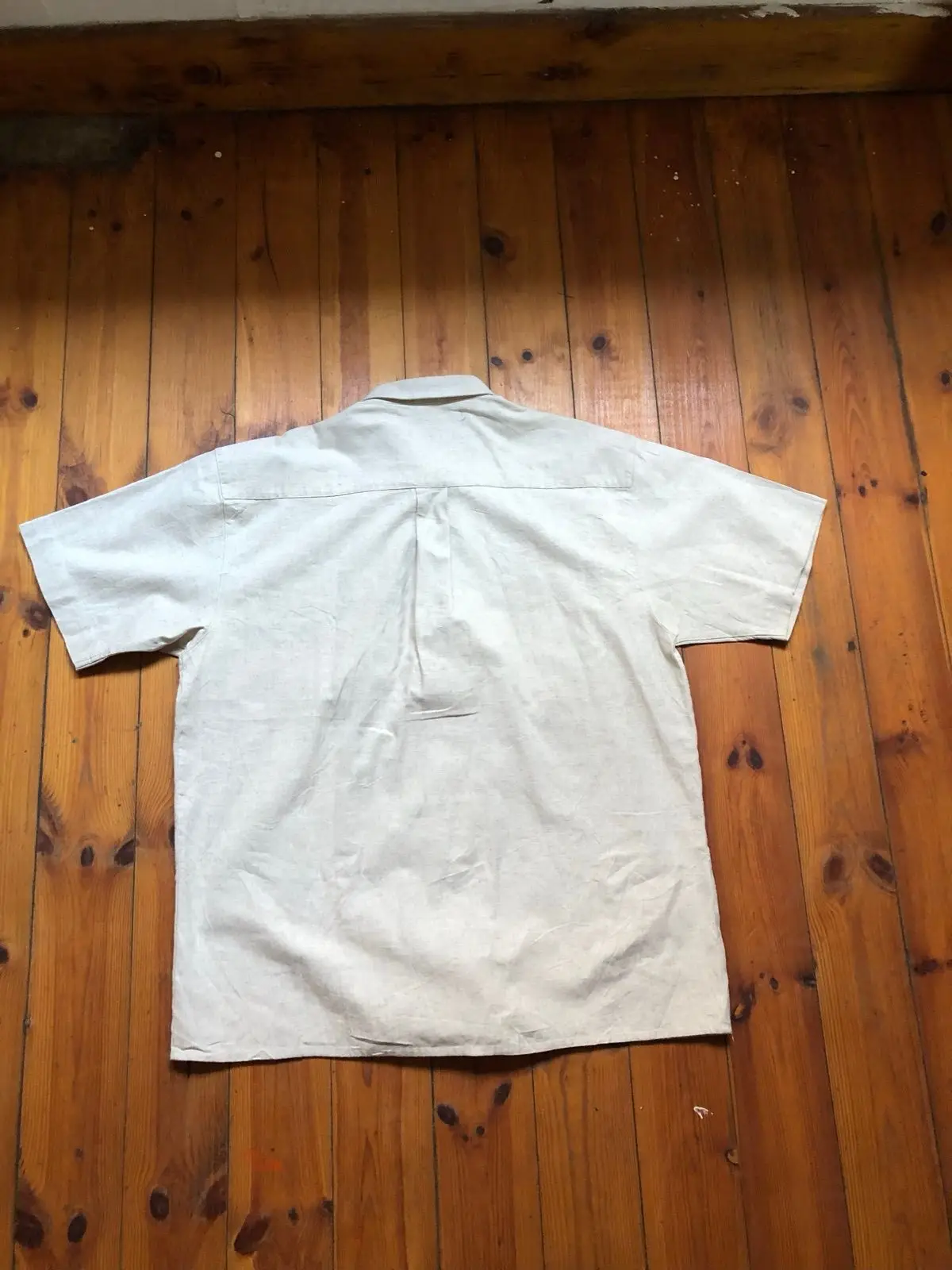 Landhaus Mode Alpine Linen Shirt Beige XL