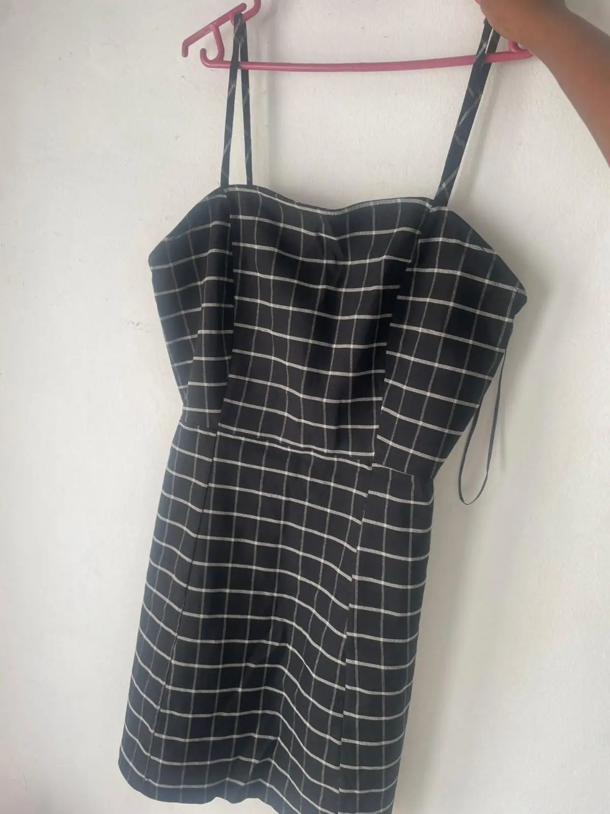 Foschini Black Checkered Dress XL