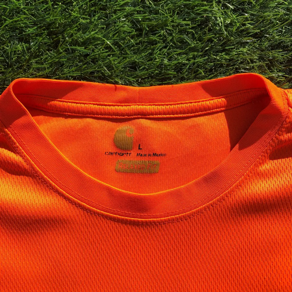 Carhartt Orange Long Sleeve Pocket T-Shirt