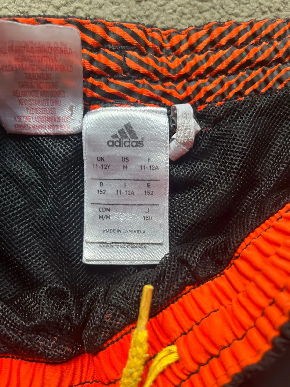 Adidas Black Athletic Shorts