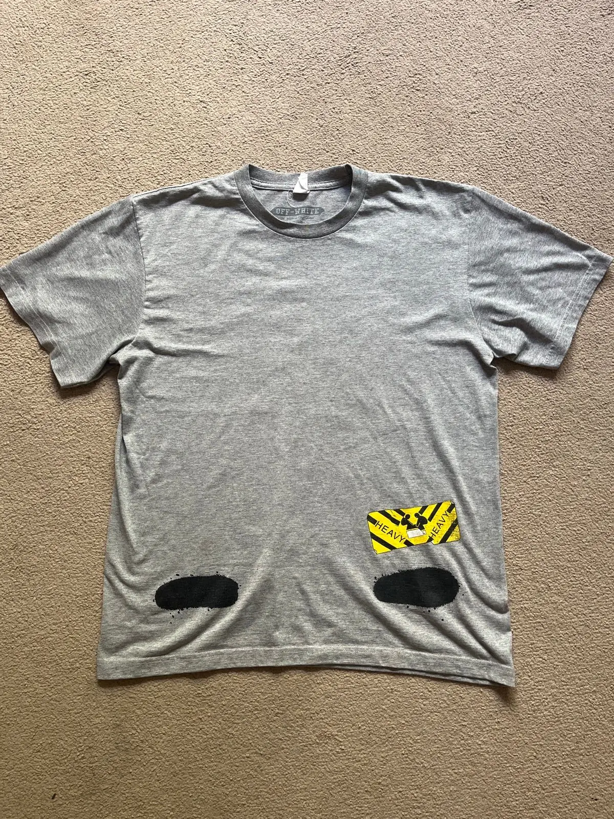 Off-White Grey Graphic T-Shirt