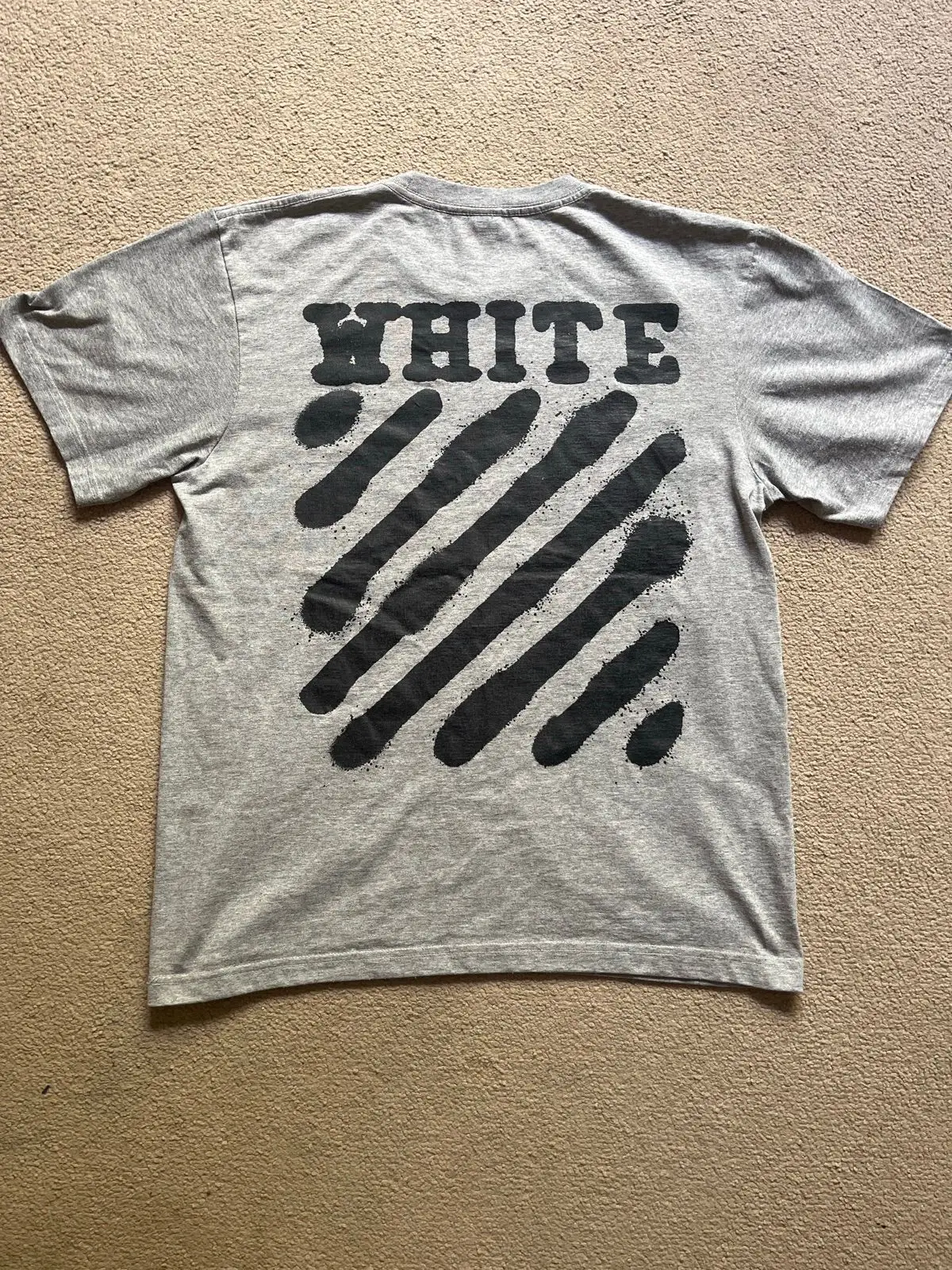 Off-White Grey Graphic T-Shirt