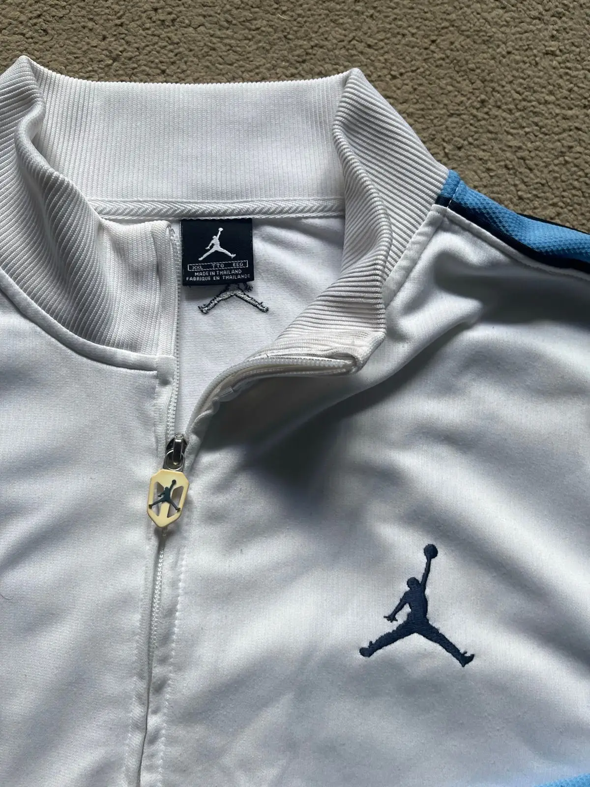Jordan White and Blue Track Jacket