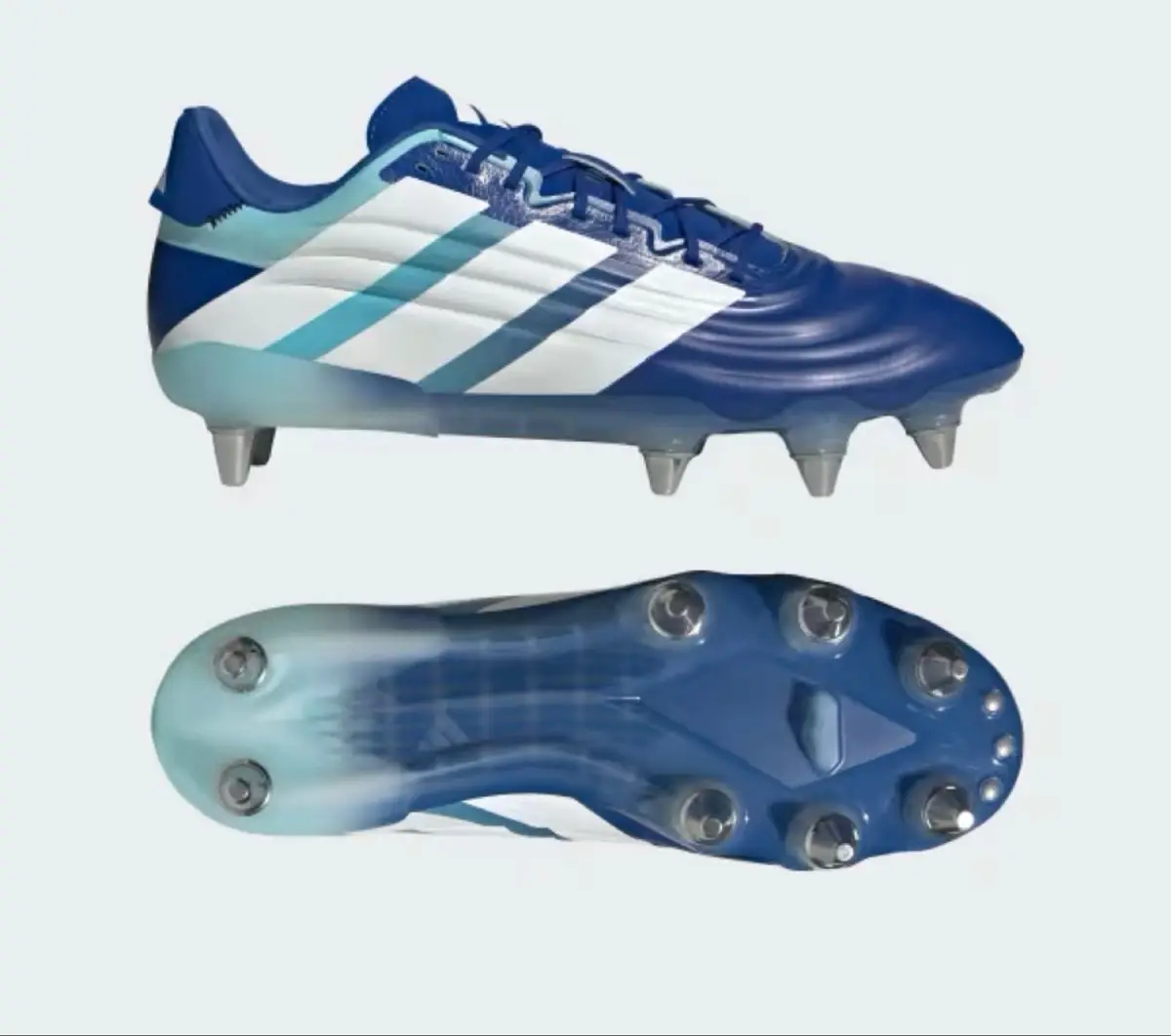 Adidas Blue Rugby Boots