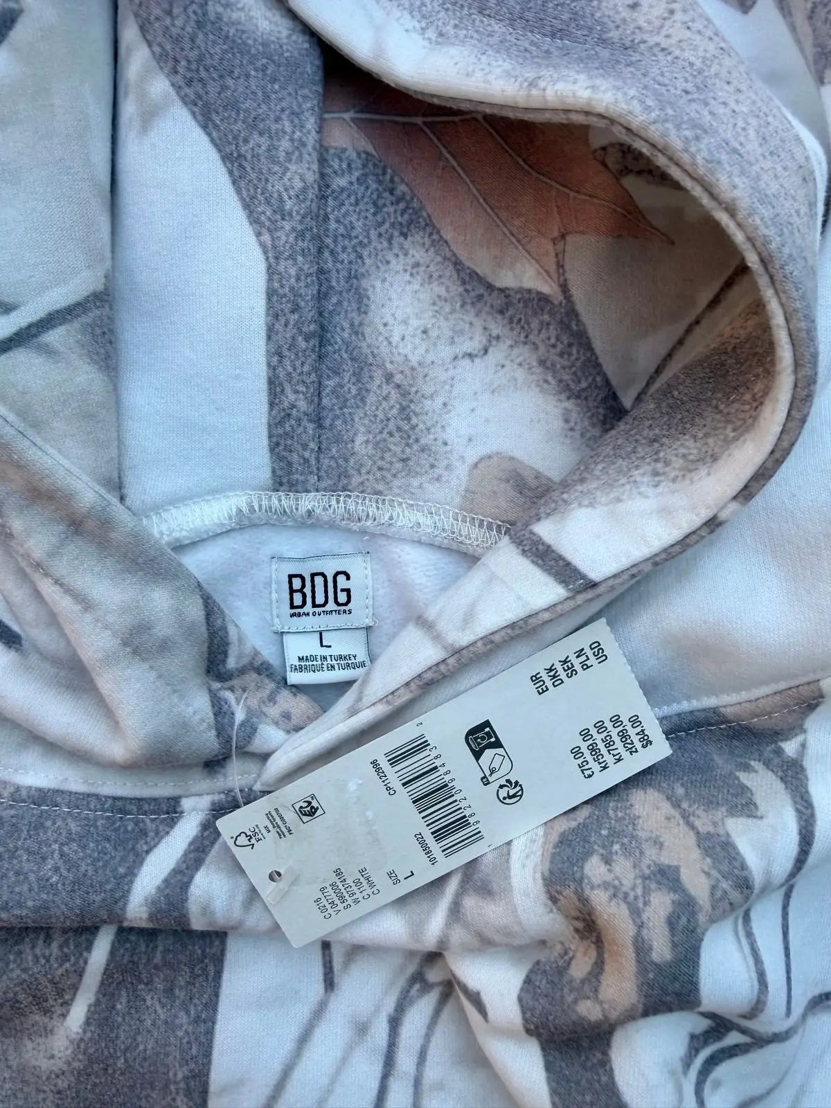 Tree Camo Print Hoodie