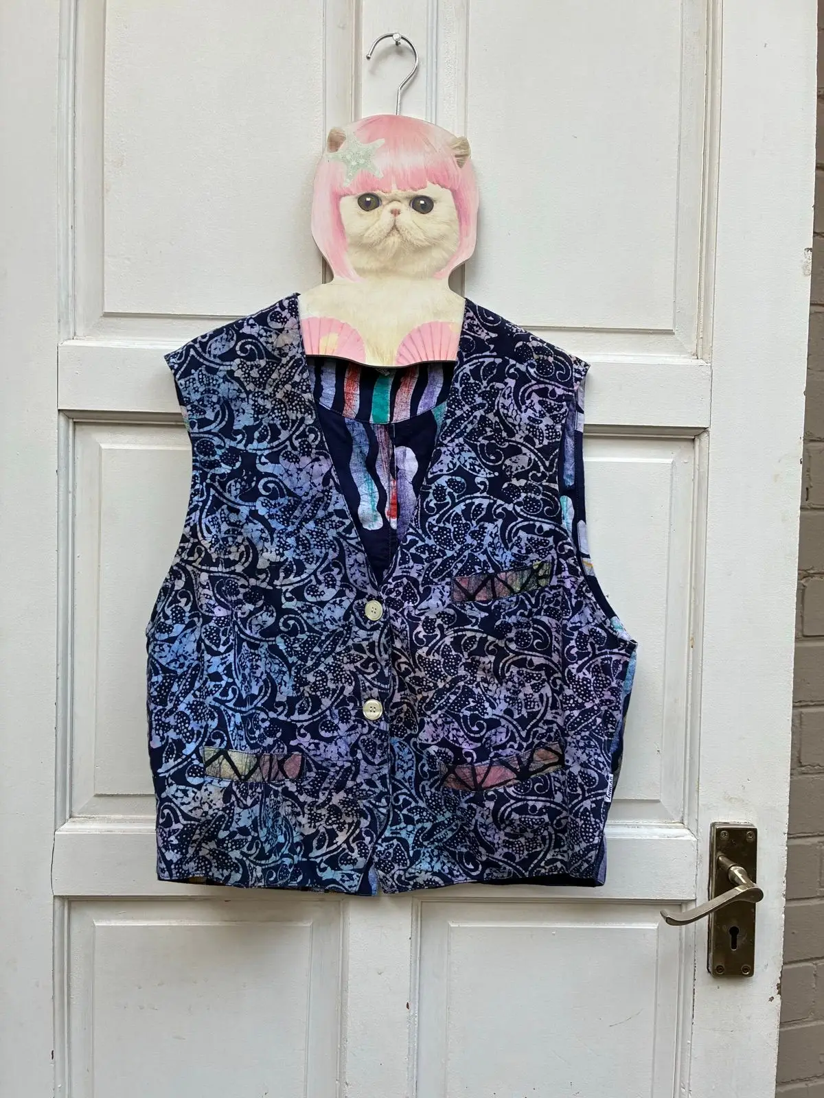 Truworths Patterned Vest Blue Medium