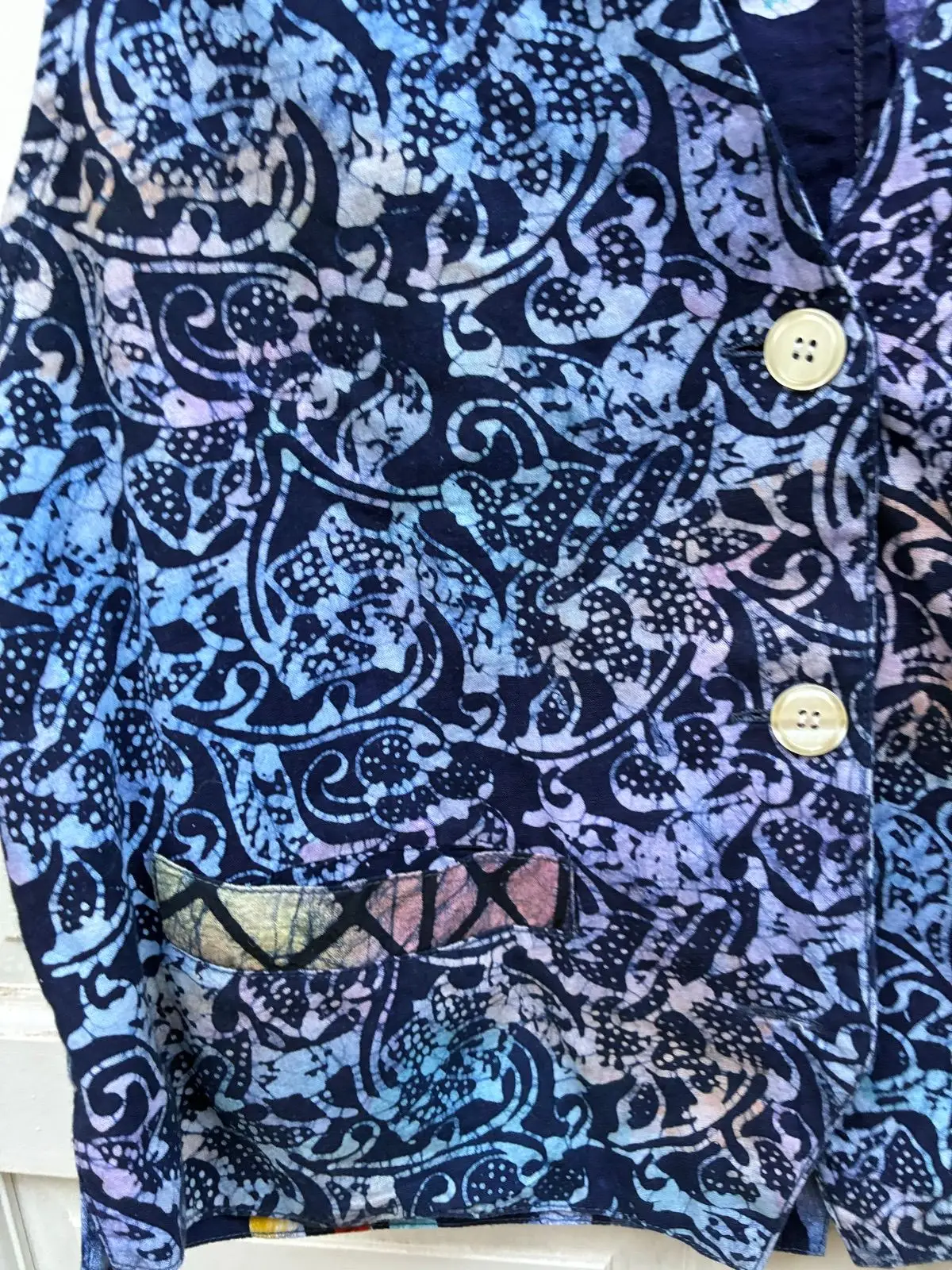 Truworths Patterned Vest Blue Medium