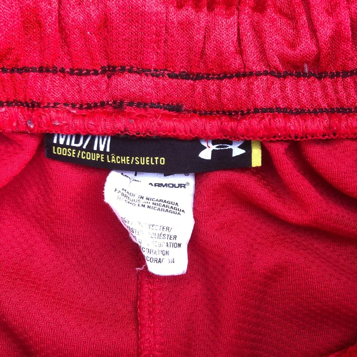 Under Armour Red Athletic Shorts