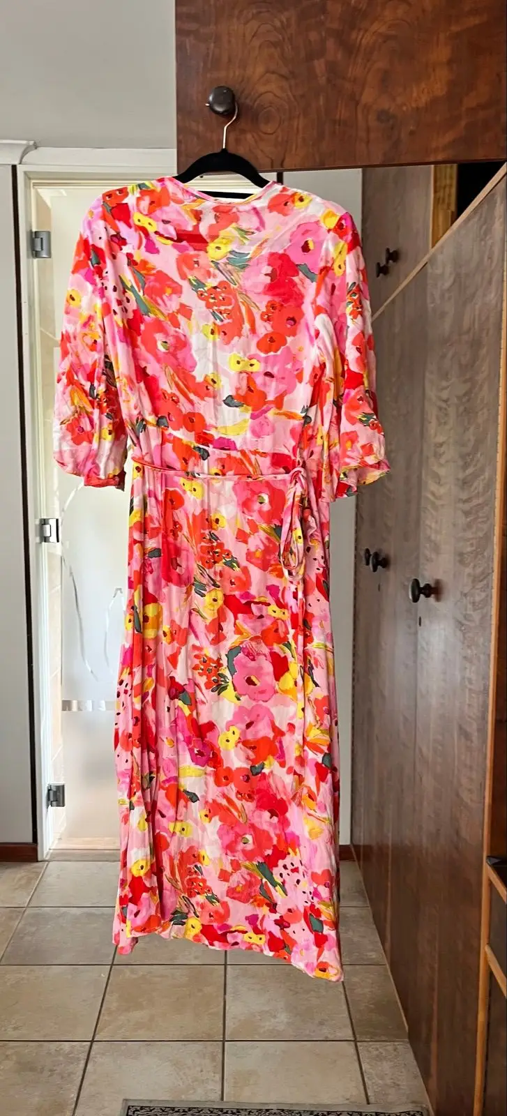 Kokonova Floral Wrap Dress