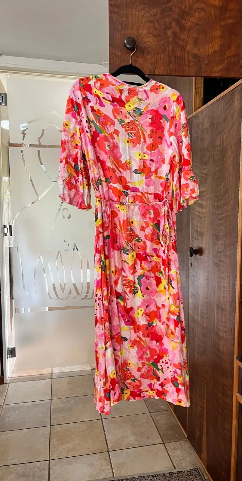 Kokonova Floral Wrap Dress