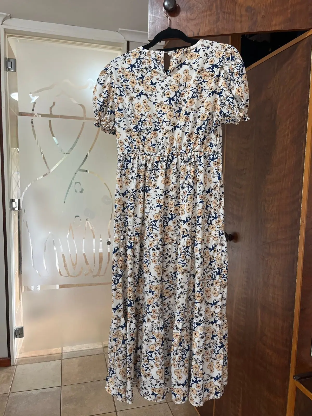 Shein Floral Print Maxi Dress