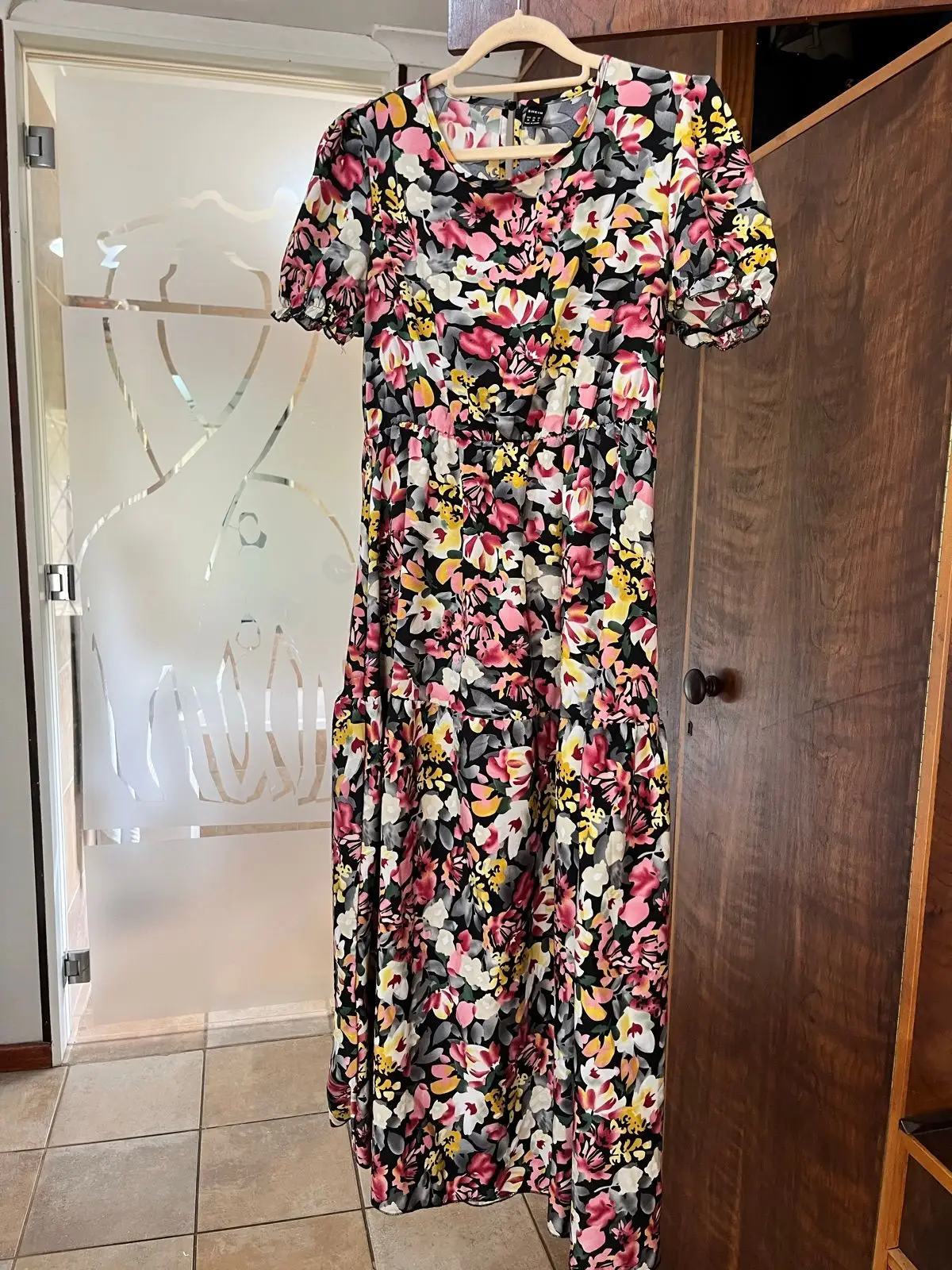 SHEIN Floral Print Maxi Dress