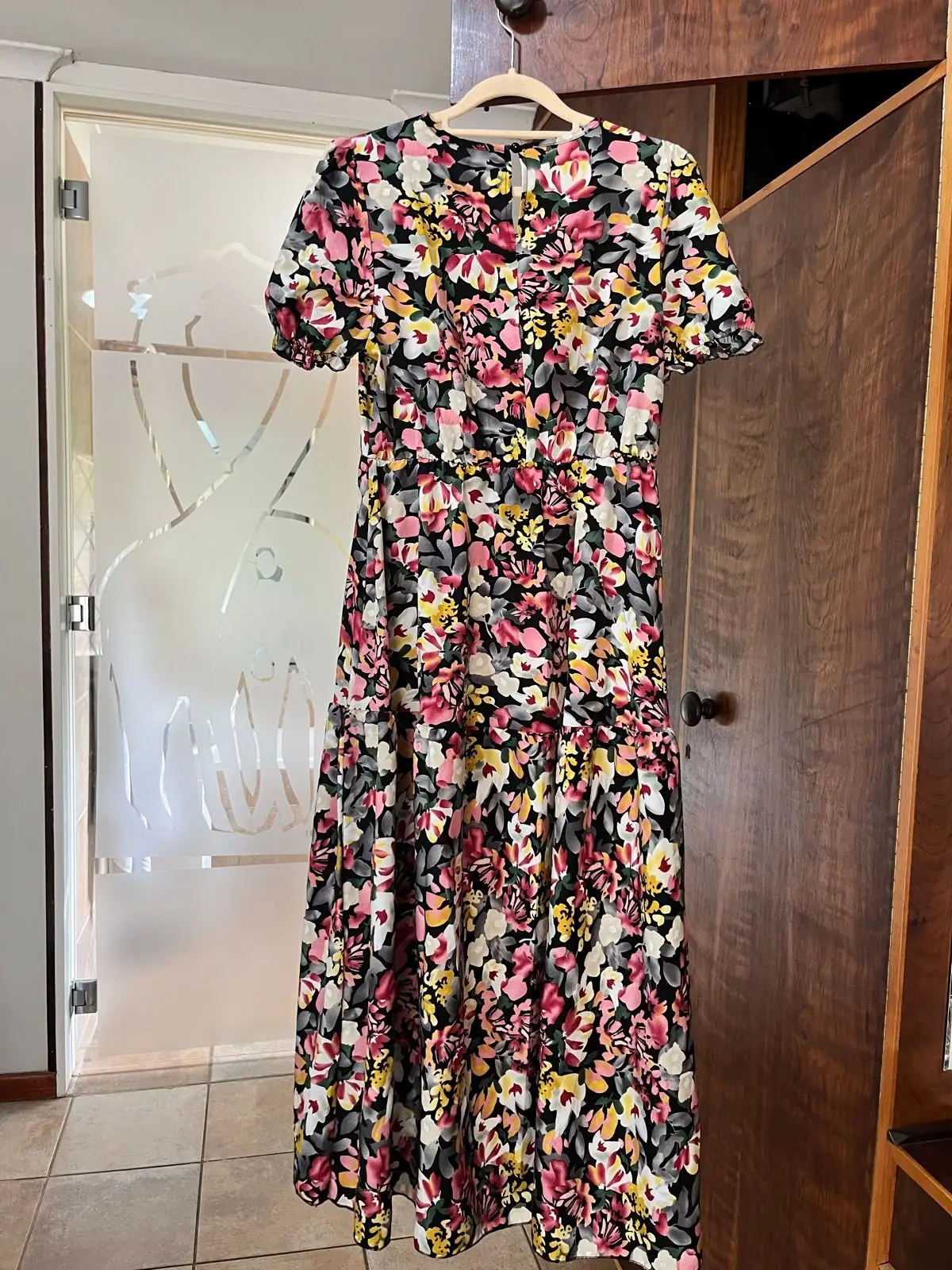 SHEIN Floral Print Maxi Dress