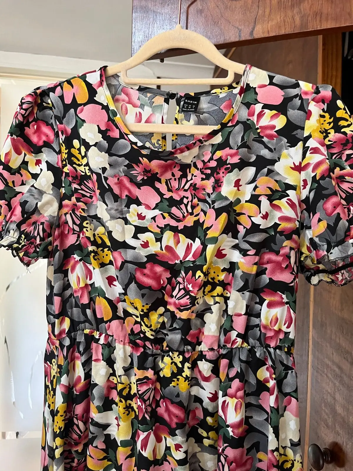 SHEIN Floral Print Maxi Dress