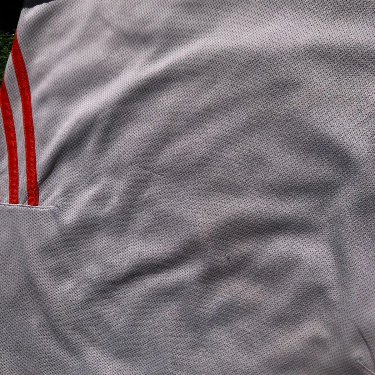 Adidas Athletic Short-Sleeve Top Grey/Orange