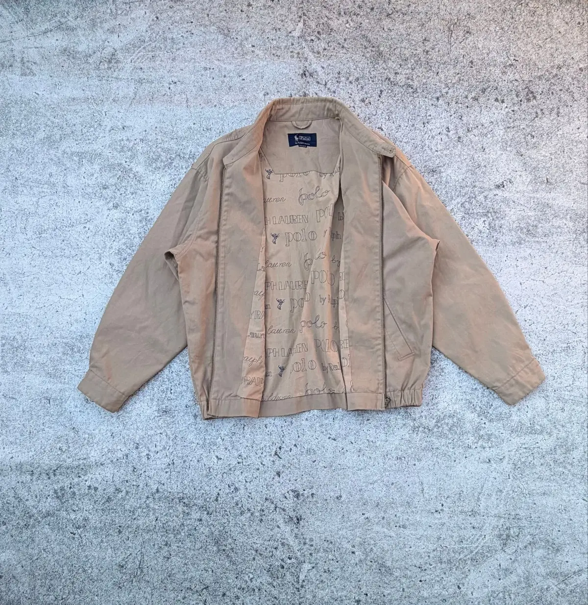 Ralph Lauren Khaki Zip Jacket