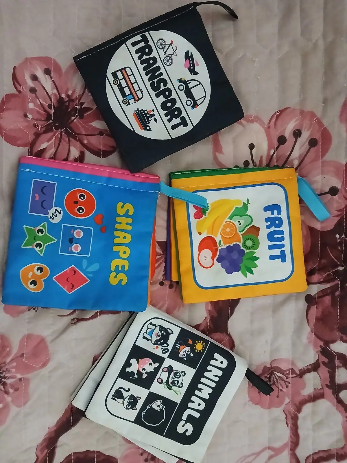 Transport Soft Fabric Baby Book