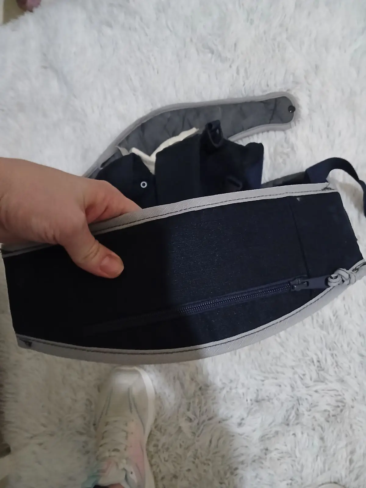 Baby Carrier Dark Blue and Grey