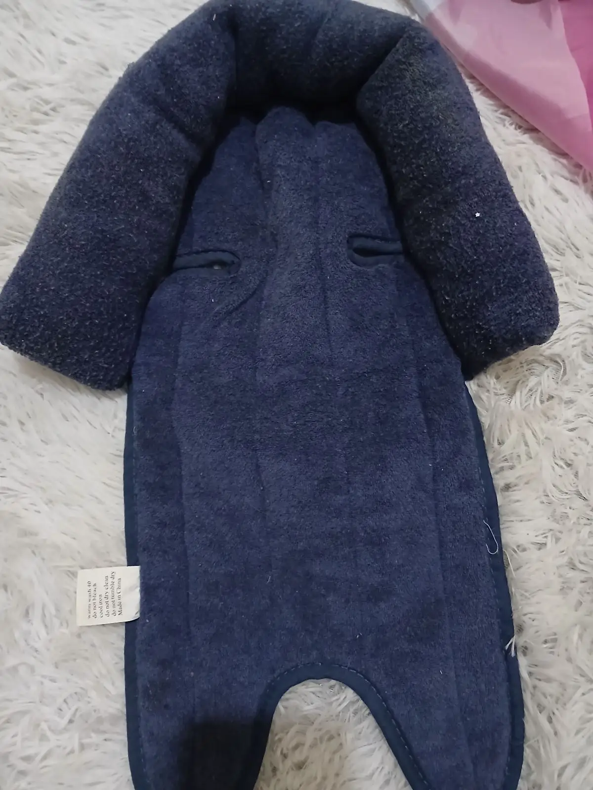 Navy Blue Baby Car Seat Liner