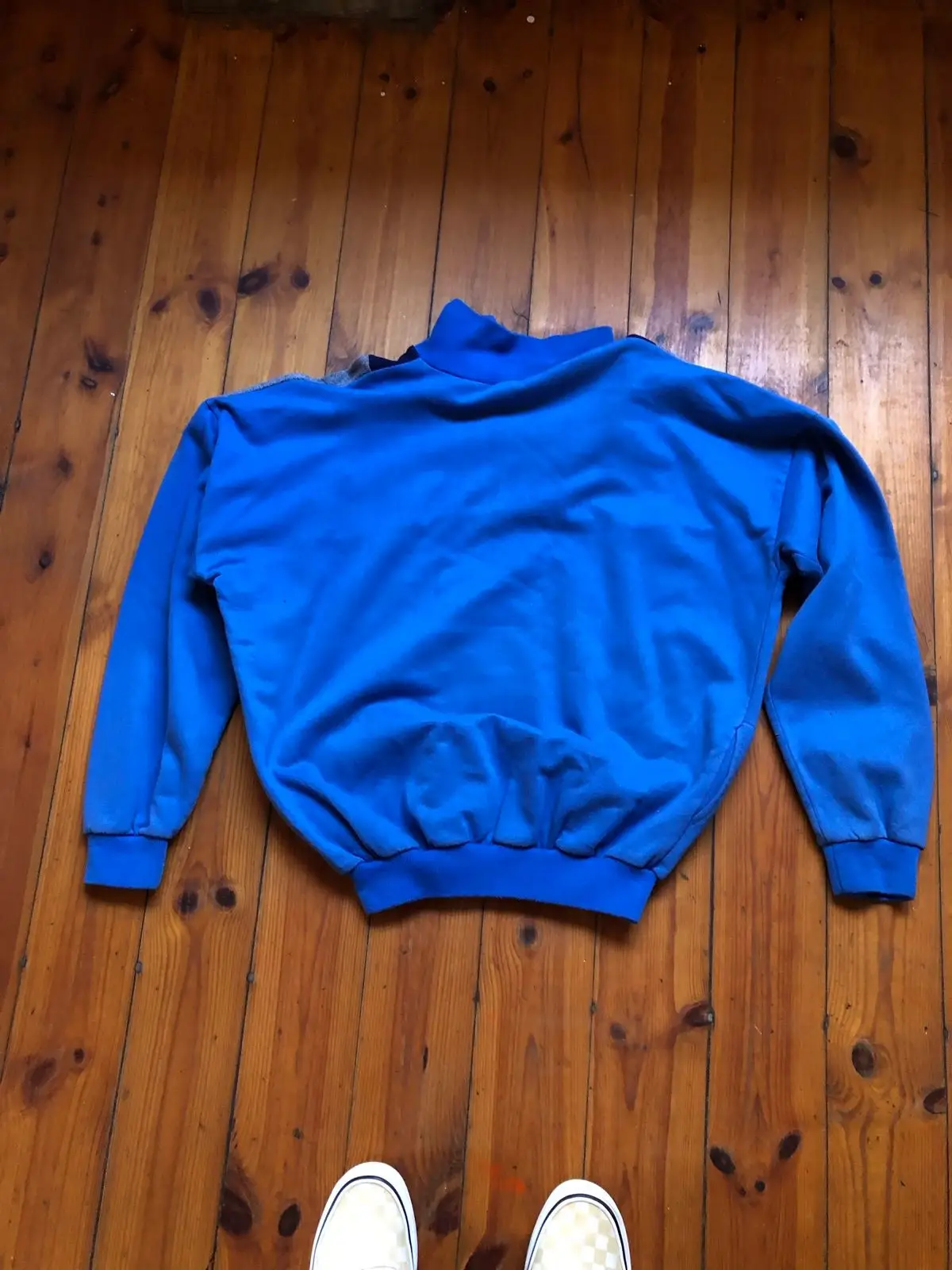 Vintage Colorblock Half-Zip Sweatshirt