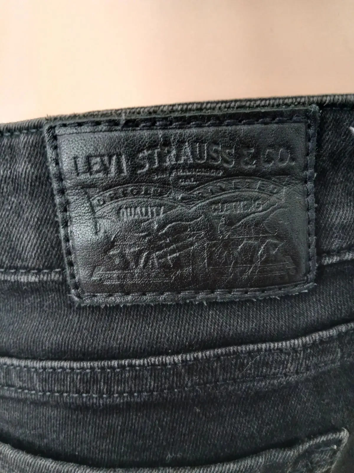 Levi's Black Slim Fit Jeans