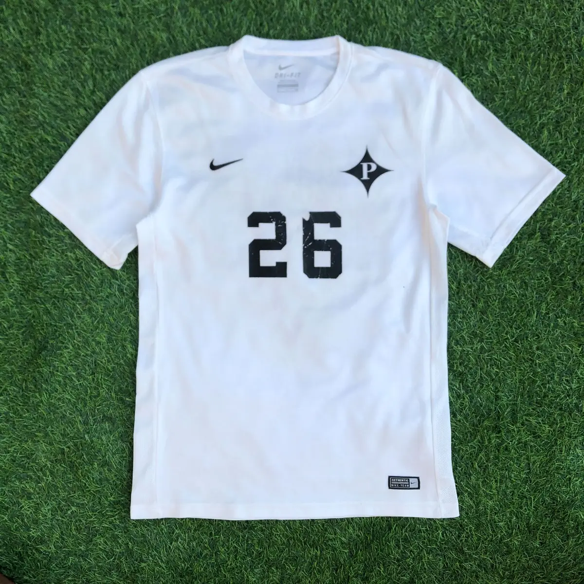 Nike Dri-FIT White Number 26 Sports Jersey
