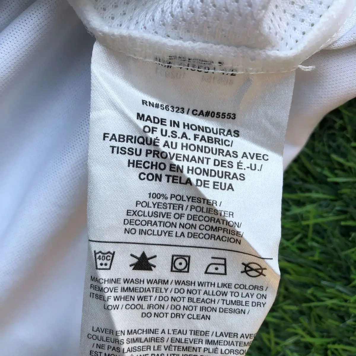 Nike Dri-FIT White Number 26 Sports Jersey