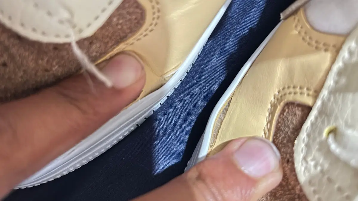 Nike Air Force 1 Yellow Brown Sneakers