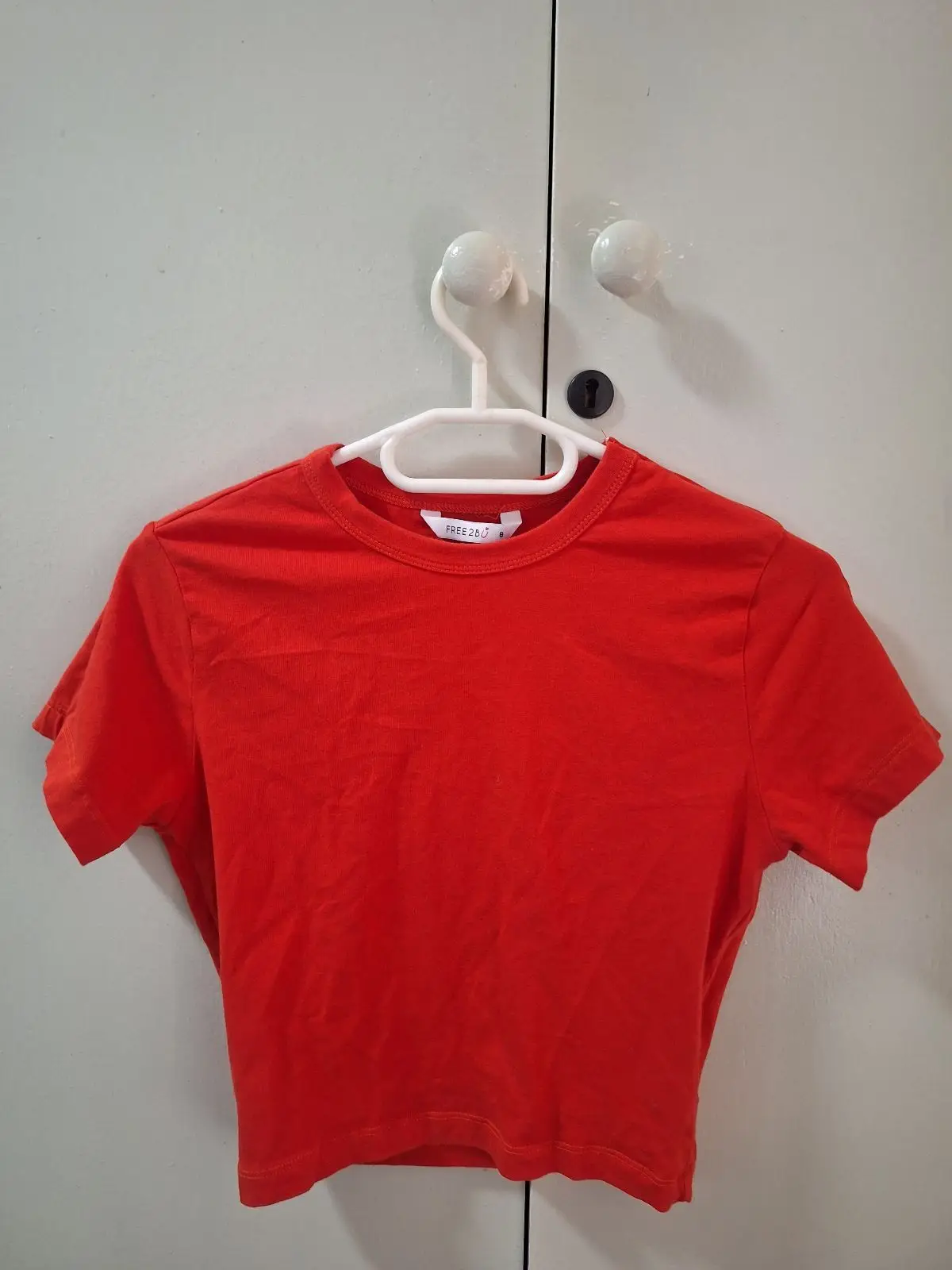 Edgars Free 2 B U Red Crop Top