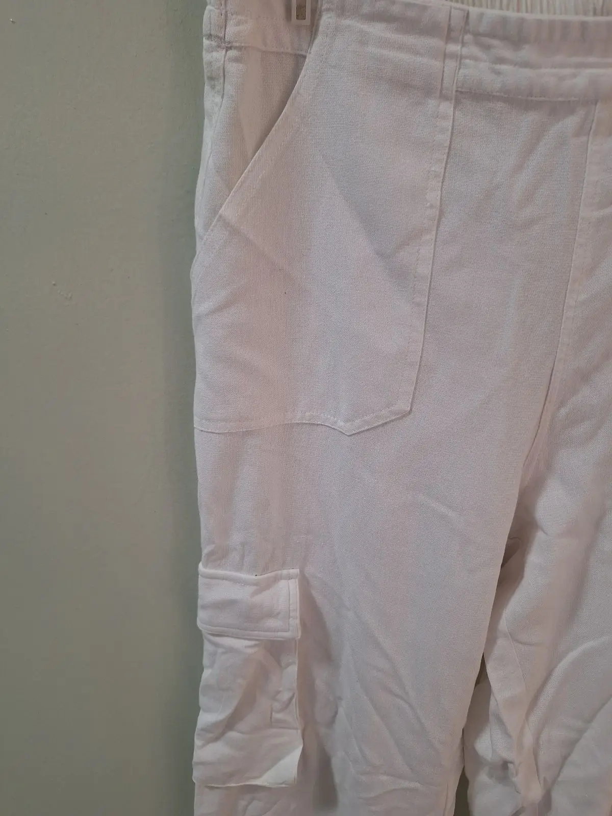 White Cargo Pants