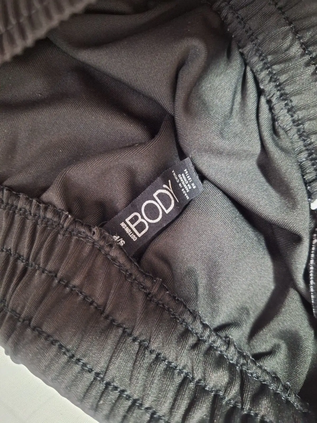 Cotton On Black Athletic Skirt with White Piping