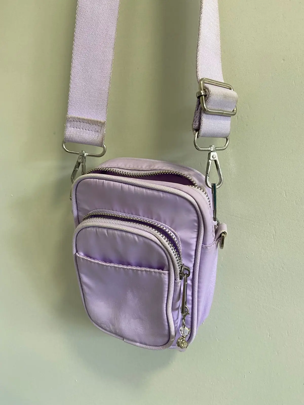 Cotton On Lilac Nylon Crossbody Bag