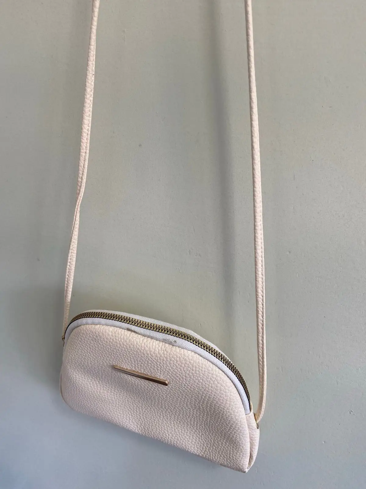 Cream Crossbody Shoulder Bag