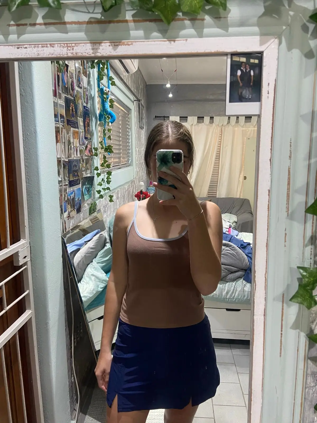 Blue Athletic Skirt Size S